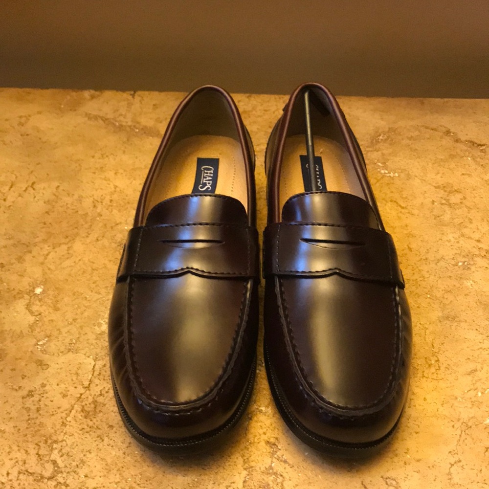 Chaps Burgundy Loafers